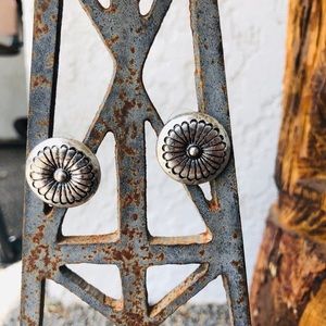 Beautiful little western concho earrings